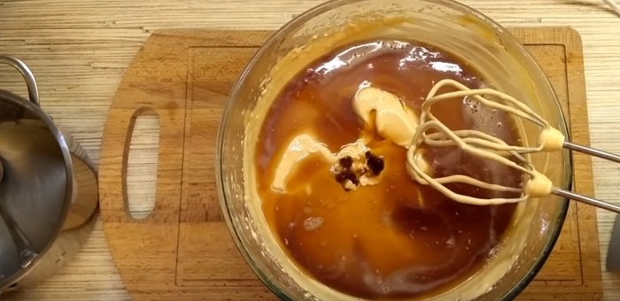 грушево-карамельный торт