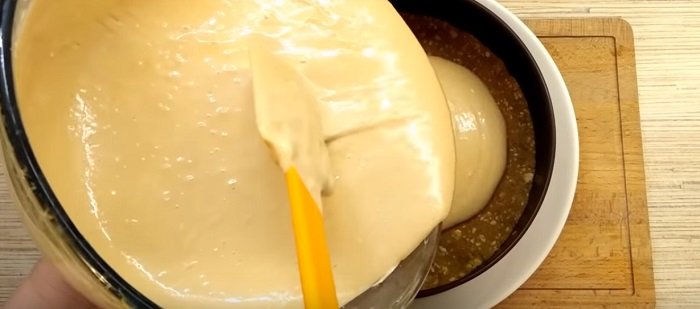 карамельный торт с грецкими орехами