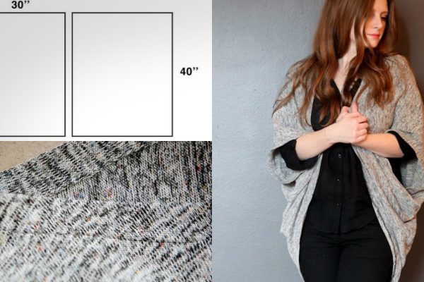 Кардиган простого кроя и как его сшить