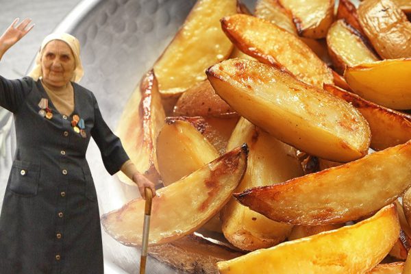 Глафира из Украины работала в колхозной столовой, там она придумала «Картофель по-улановски»