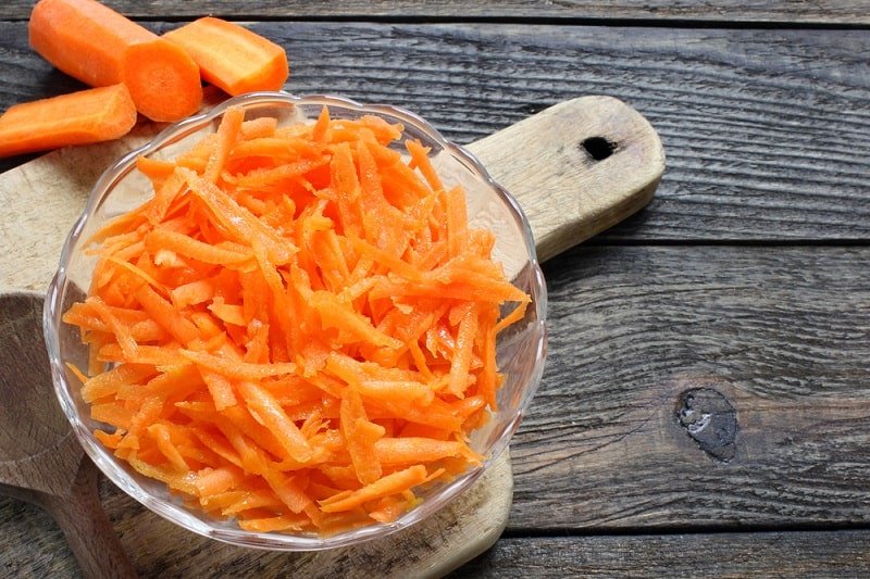 тертая морковь