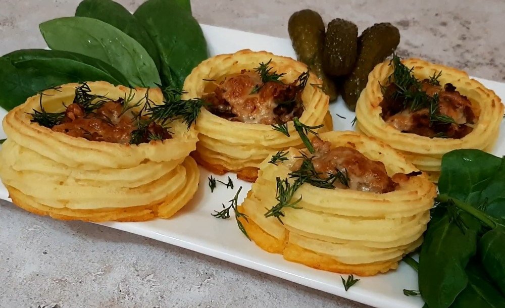 Картофельные гнезда по рецепту армянской хозяюшки Ани Джан