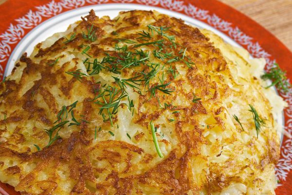 Рецепт веганских лепешек из картофеля