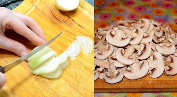 картофельная запеканка с грибами