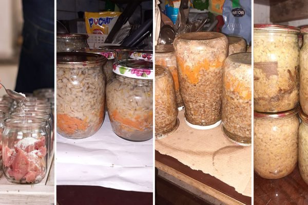 Обед готов, нужно лишь открыть баночку каши с мясом, удобно и экономно