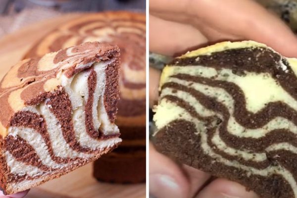 Встала утром на час раньше, чтобы приготовить кекс «Зебра» для праздника в детском саду сына