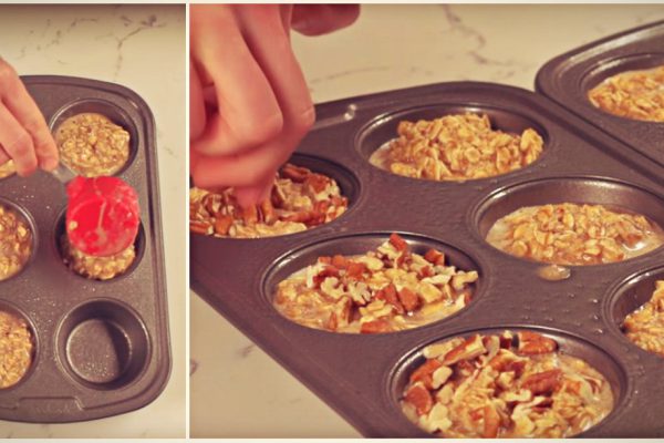 Зачем заливать овсянку в форму для кексов