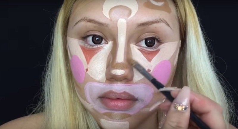 как делать контурирование лица