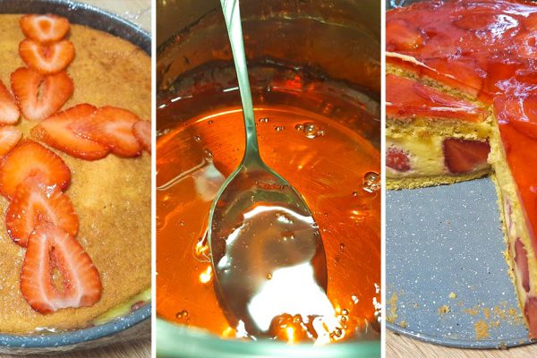 Каждый год в клубничный сезон готовлю торт «Фрезье», гости слетаются как пчёлы на мёд