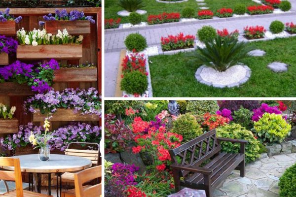 Как оформить цветники на даче
