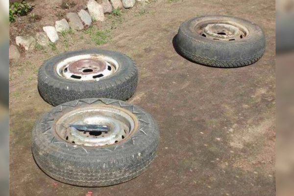 То, что сделал этот мужчина со старой покрышкой, достойно восхищения!