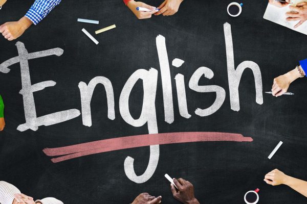 Multi-Ethnic Group of Children and English Concept