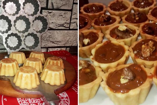 Корзинки на плите, которые я пеку, если жду толпу родственников из деревни