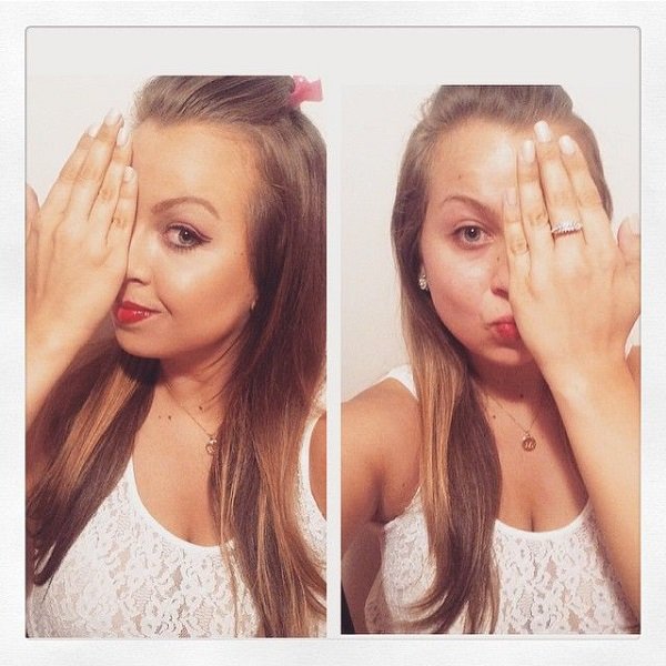 макияж на одной половине лица