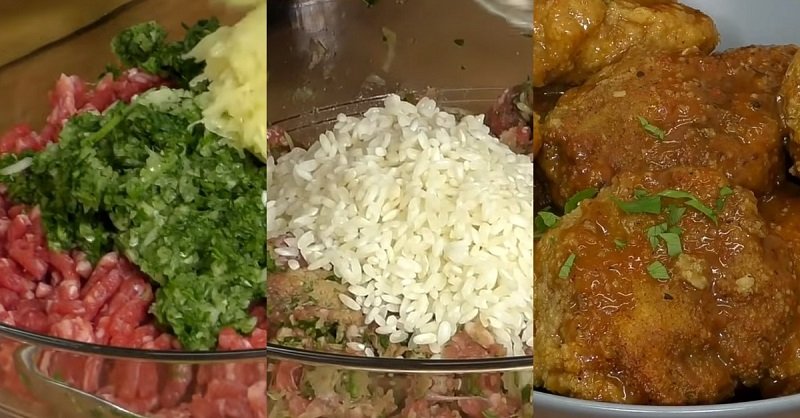 котлеты с рисом и фаршем