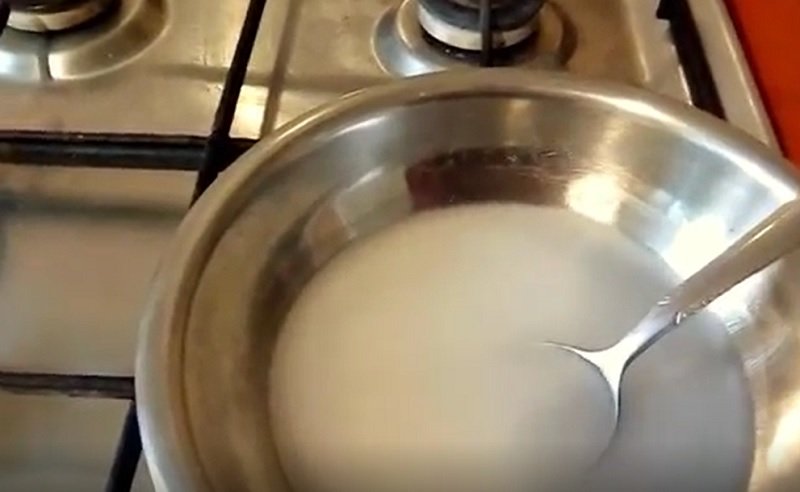 маска против морщин из крахмала