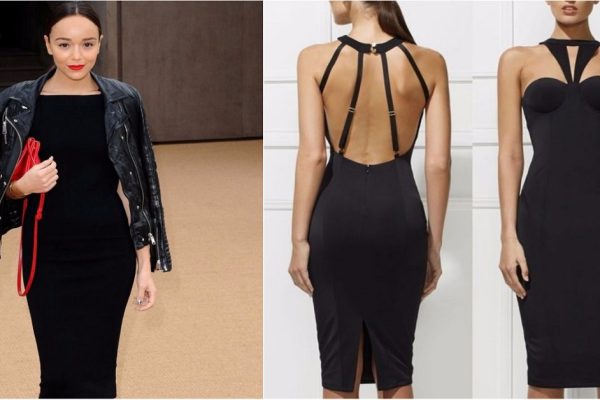 Утром на работу, вечером в ресторан — достаточно просто снять жакет.  Одно платье на все случаи жизни.