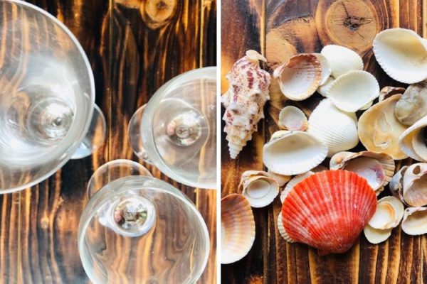 Как украсить дом бокалами и ракушками