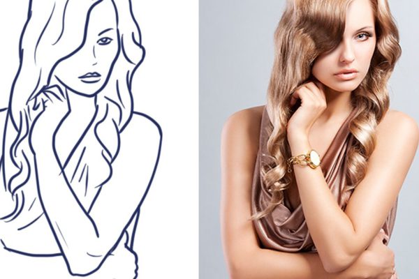 Примеры удачного позирования на фотографиях