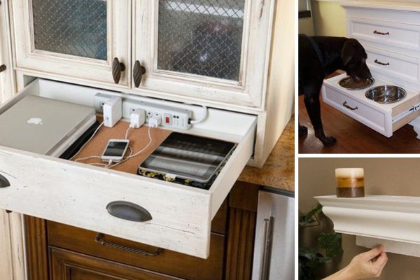 Куда спрятать некрасивые предметы в доме и как шикануть