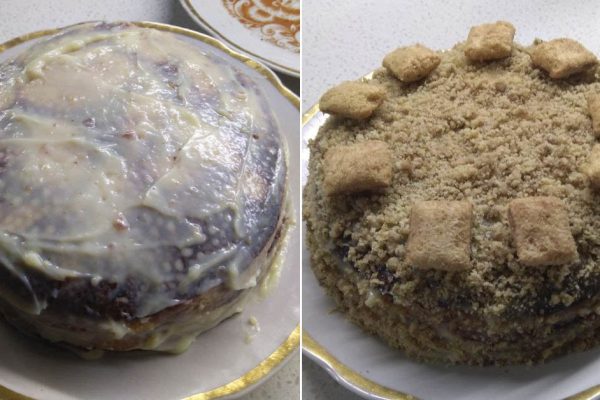 Чтобы порадовать домочадцев, пеку гору блинов, варю ароматный крем и превращаю всё это в элегантный торт