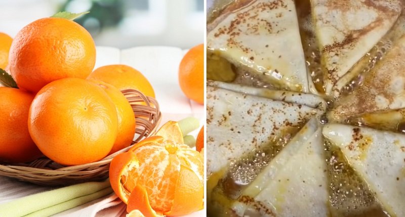 блины с апельсином