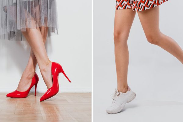 Каблуки стали моветоном, леди носят платья с кроссовками летом