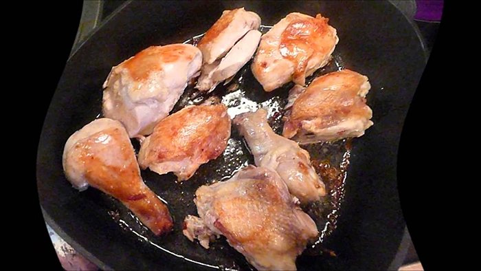 курица в чесночном соусе по-грузински