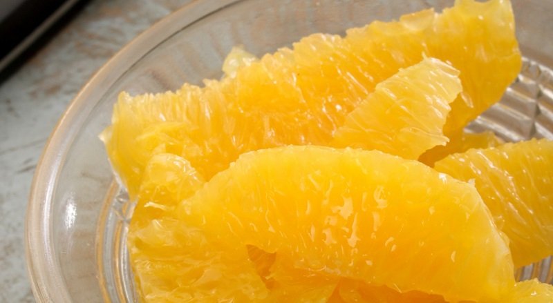 курица с апельсинами