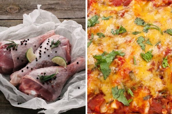 Как запечь курицу с овощами