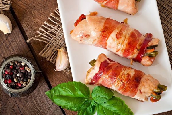 Рецепт курицы в беконе