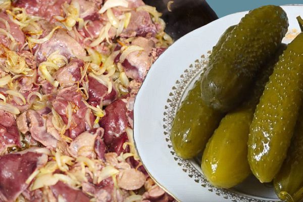 Полтавский шеф-повар угостил жареной печенью с солеными огурцами, куриную печень готовлю лишь по данному рецепту