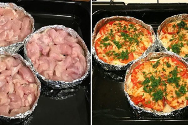 Рецепт куриного филе в фольге в духовке