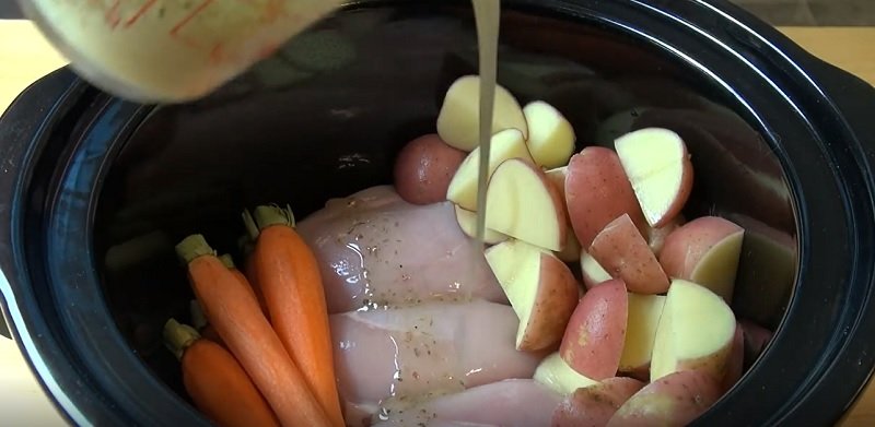 куриное филе в мультиварке