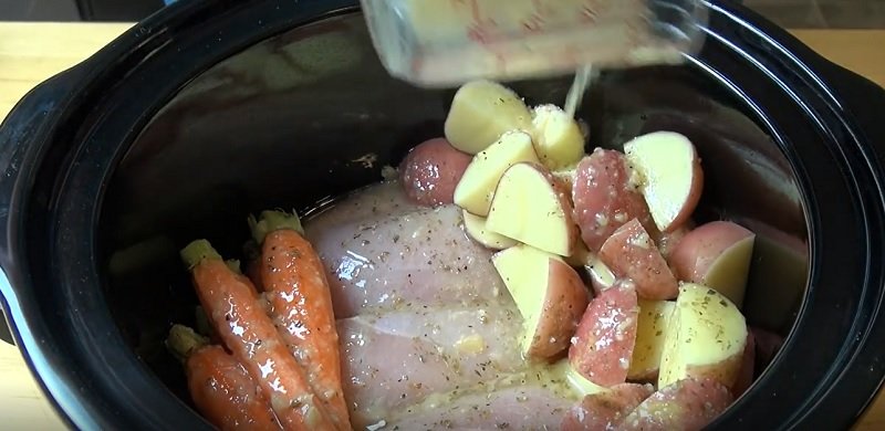 куриное филе в мультиварке