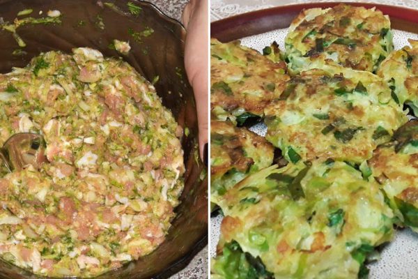 Вместо обеда и ужина у нас котлеты из кабачков, а домочадцы и не против