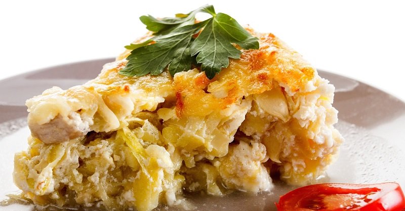 пирог с курицей