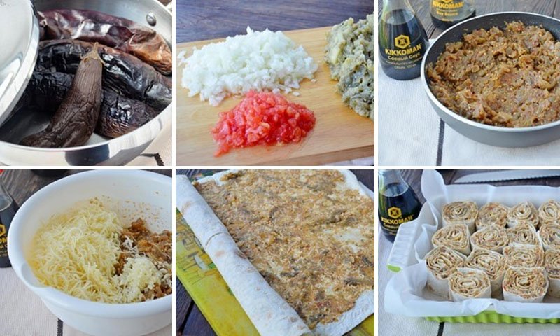 лаваш с грибами