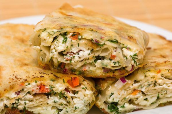 Рецепт лаваша с картофельным пюре и сельдью