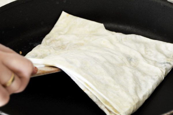 Фальшивая баница из лаваша для лентяев