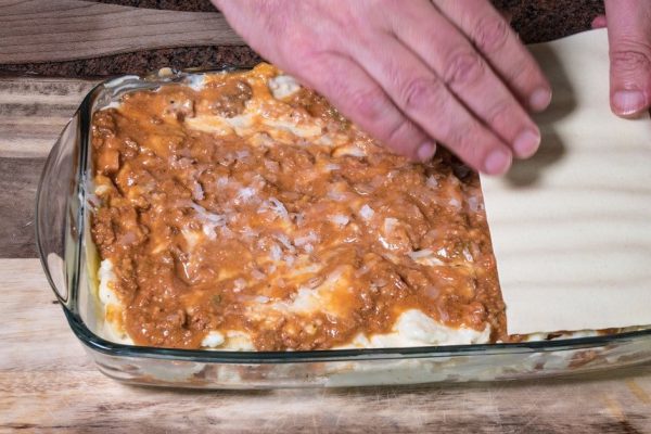 Рецепт капустной лазаньи с соусом бешамель