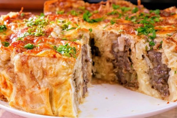 Ленивый пирог с мясом и как его готовит цыганка