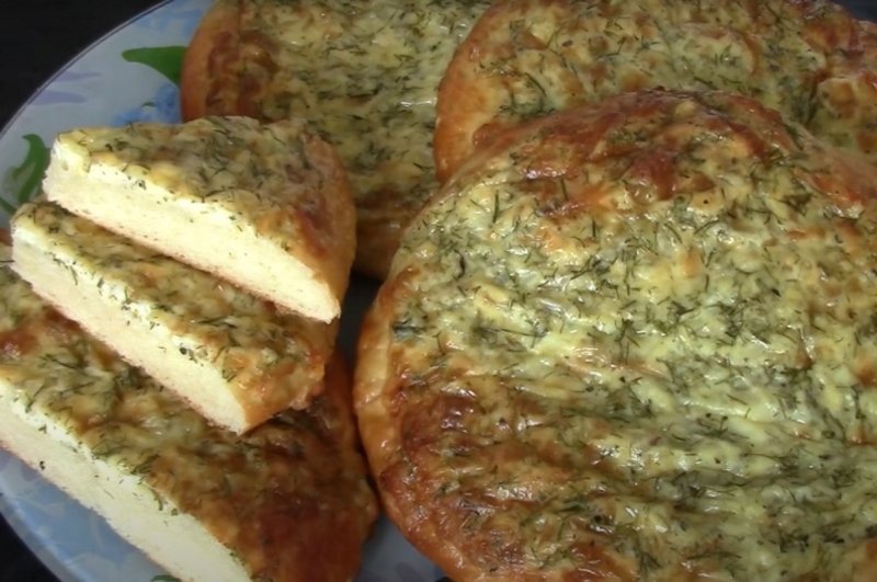 грузинские лепешки с сыром и творогом