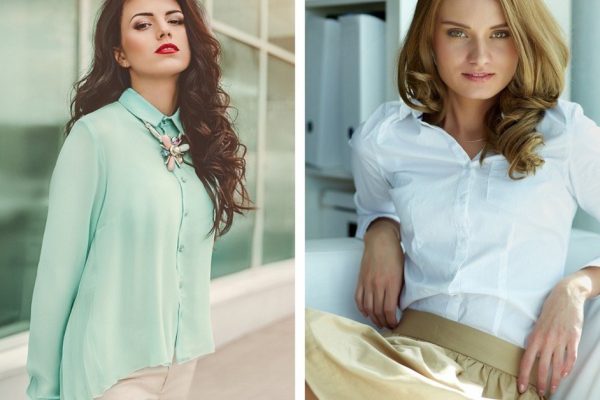 Чем отличается блузка от рубашки