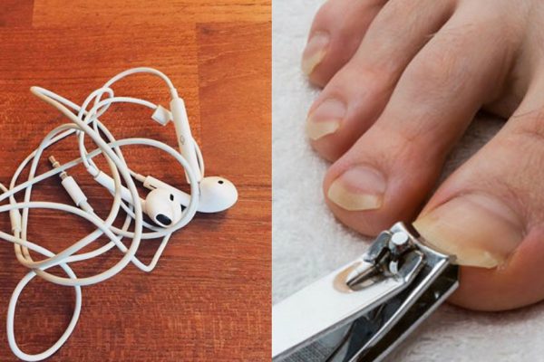 наушники,ногти