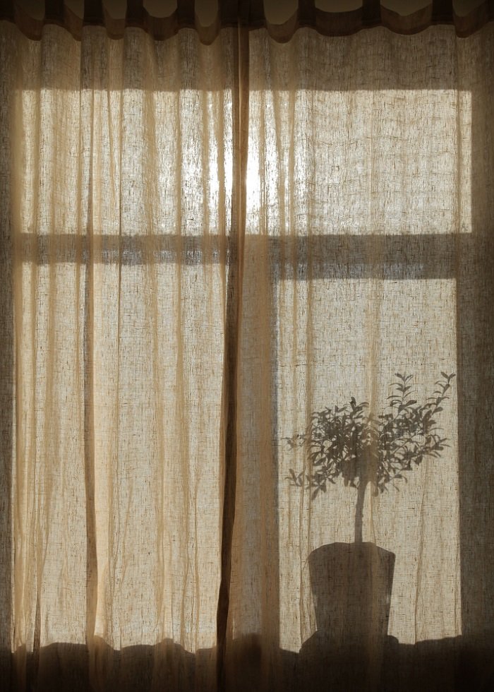 льняные шторы