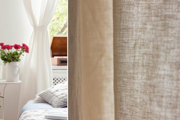 Стоит ли использовать льняные шторы в интерьере