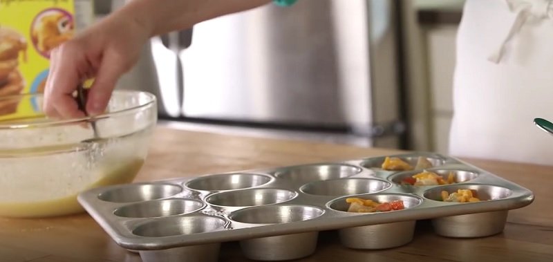 маффины с курицей