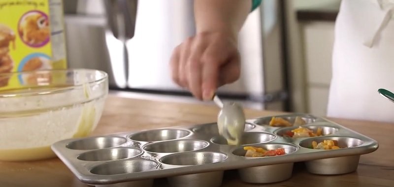 маффины с курицей