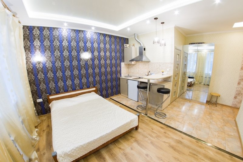 маленькая квартира-студия дизайн